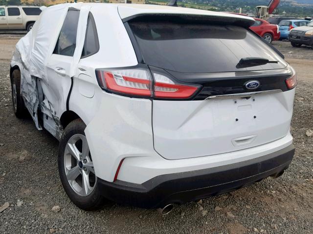 2FMPK3G98KBC03133 - 2019 FORD EDGE SE WHITE photo 3