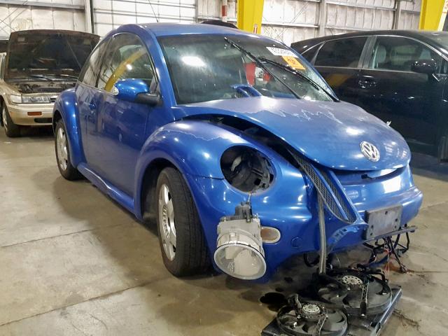 3VWBK31C34M414189 - 2004 VOLKSWAGEN NEW BEETLE ლურჯი ფოტო 1