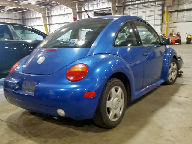 3VWBK31C34M414189 - 2004 VOLKSWAGEN NEW BEETLE ლურჯი ფოტო 4