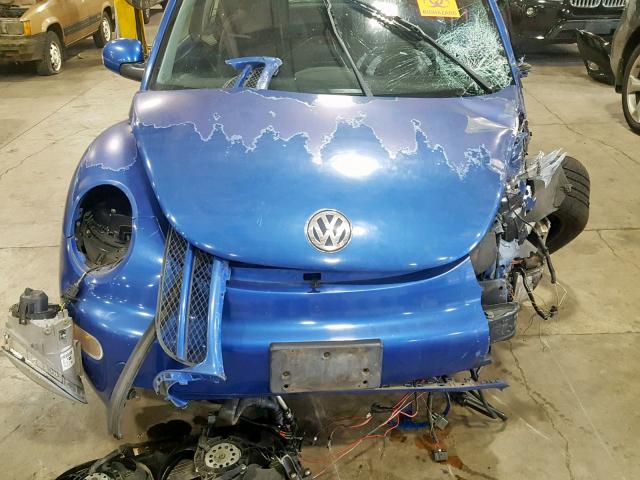 3VWBK31C34M414189 - 2004 VOLKSWAGEN NEW BEETLE ლურჯი ფოტო 7