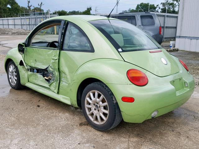 3VWCK31C34M411040 - 2004 VOLKSWAGEN NEW BEETLE Կանաչ լուսանկար 3