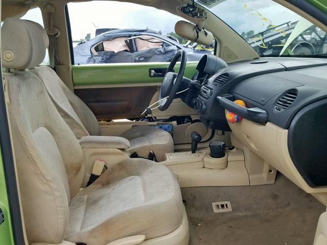 3VWCK31C34M411040 - 2004 VOLKSWAGEN NEW BEETLE Կանաչ լուսանկար 5