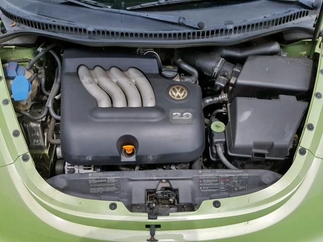 3VWCK31C34M411040 - 2004 VOLKSWAGEN NEW BEETLE Կանաչ լուսանկար 7