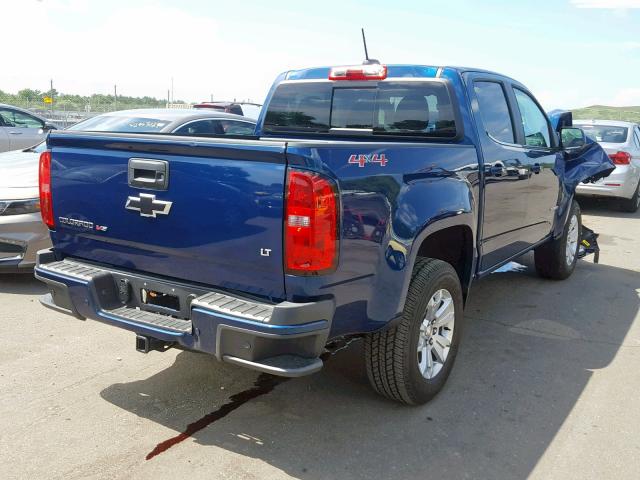 1GCGTCEN1K1290399 - 2019 CHEVROLET COLORADO L BLUE photo 4