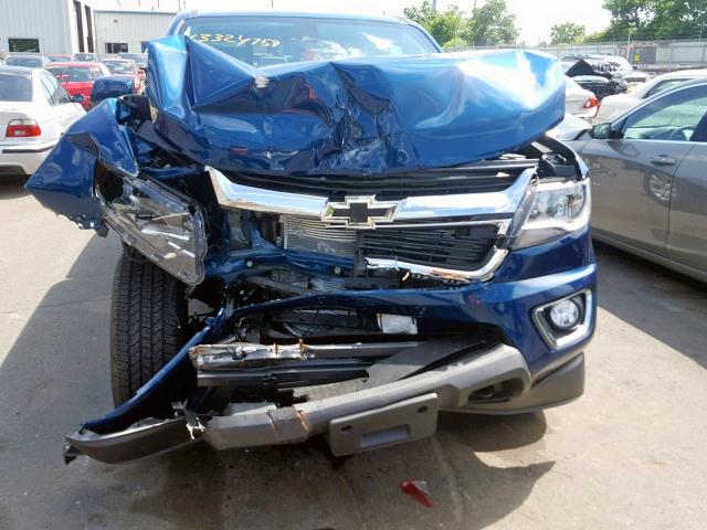 1GCGTCEN1K1290399 - 2019 CHEVROLET COLORADO L BLUE photo 7