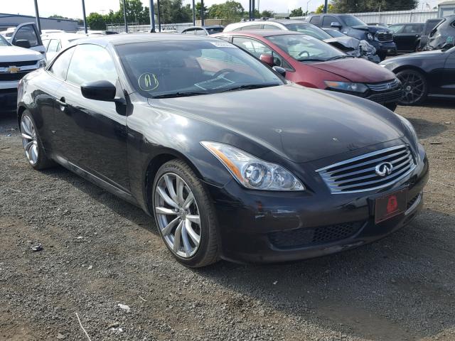 JNKCV66E89M720820 - 2009 INFINITI G37 BASE BLACK photo 1