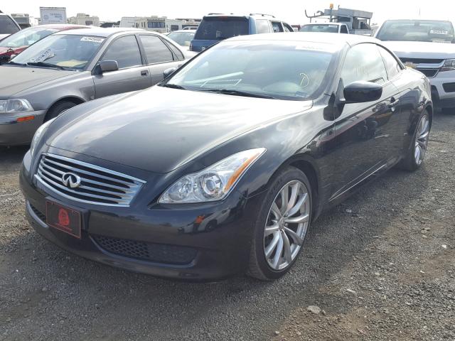 JNKCV66E89M720820 - 2009 INFINITI G37 BASE BLACK photo 2