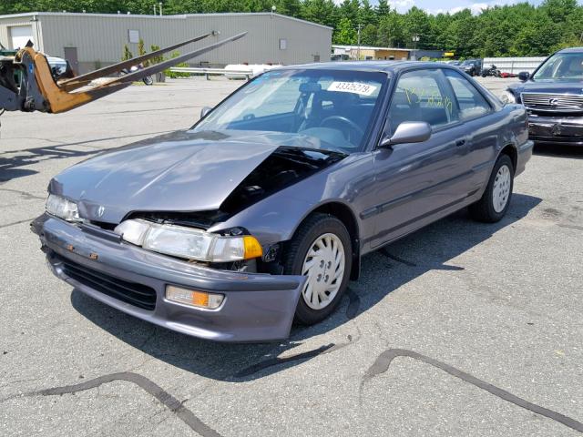 JH4DA9359NS025709 - 1992 ACURA INTEGRA LS GRAY photo 2