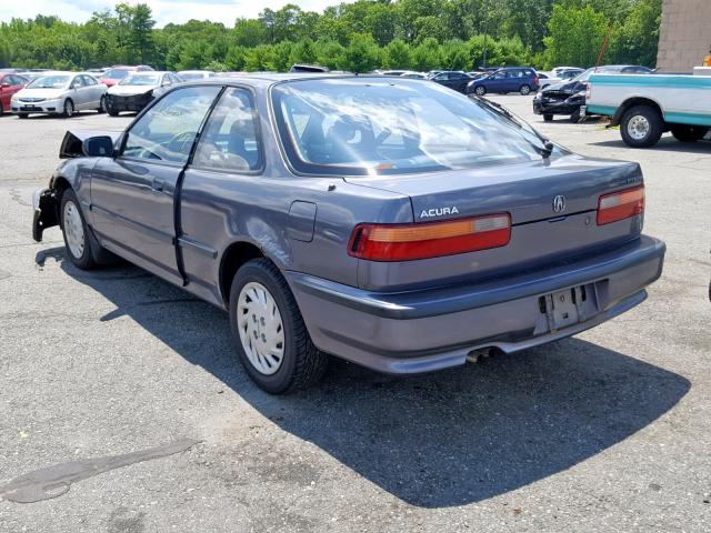 JH4DA9359NS025709 - 1992 ACURA INTEGRA LS GRAY photo 3