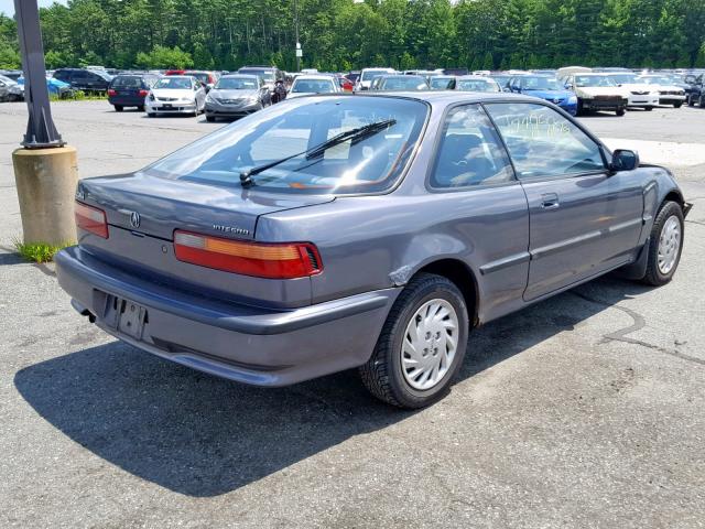 JH4DA9359NS025709 - 1992 ACURA INTEGRA LS GRAY photo 4