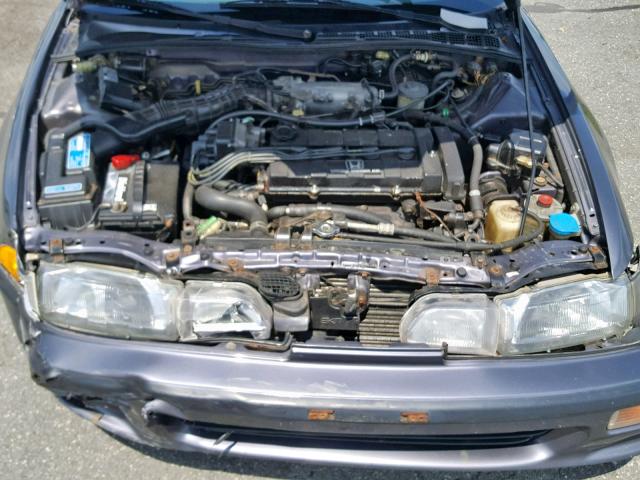 JH4DA9359NS025709 - 1992 ACURA INTEGRA LS GRAY photo 7