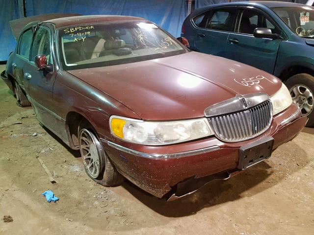 1LNHM83W31Y706559 - 2001 LINCOLN TOWN CAR C BURGUNDY photo 1