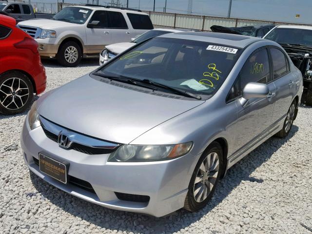 1HGFA16909L023780 - 2009 HONDA CIVIC EXL 银色 照片 2