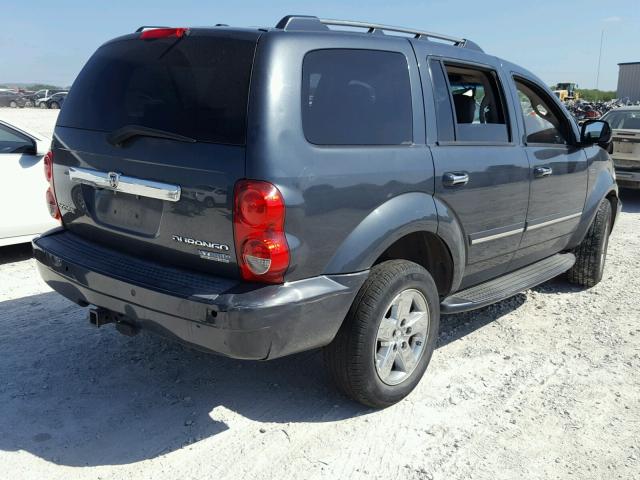 1D8JB18T29F708376 - 2009 DODGE DURANGO HY BLUE photo 4