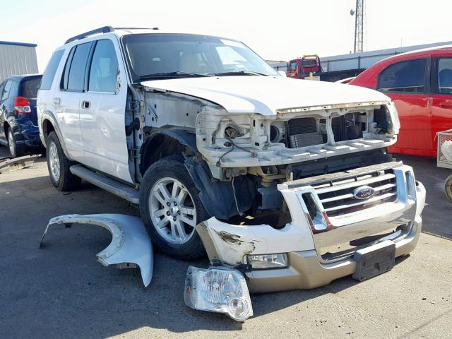 1FMEU7EE6AUA72172 - 2010 FORD EXPLORER E WHITE photo 1