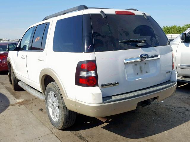 1FMEU7EE6AUA72172 - 2010 FORD EXPLORER E WHITE photo 3