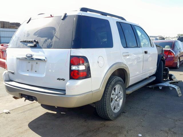 1FMEU7EE6AUA72172 - 2010 FORD EXPLORER E WHITE photo 4