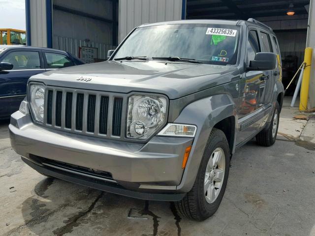 1C4PJMAKXCW139167 - 2012 JEEP LIBERTY SP GRAY photo 2