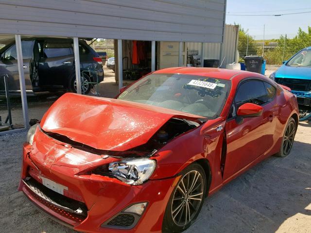 JF1ZNAA11D1719043 - 2013 TOYOTA SCION FR-S RED photo 2