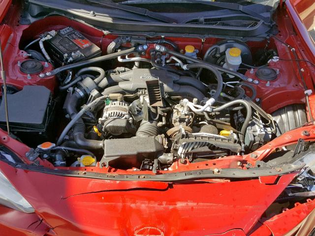 JF1ZNAA11D1719043 - 2013 TOYOTA SCION FR-S RED photo 7
