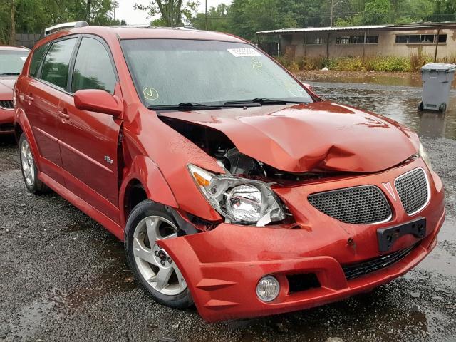 5Y2SL65888Z408464 - 2008 PONTIAC VIBE RED photo 1