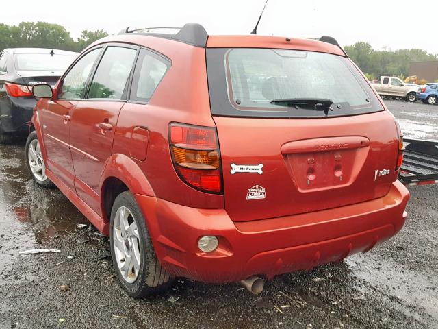 5Y2SL65888Z408464 - 2008 PONTIAC VIBE RED photo 3