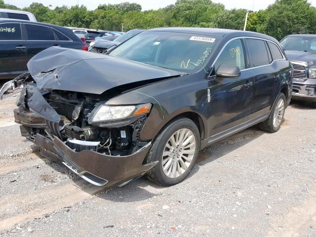 2LMHJ5FR9BBJ50676 - 2011 LINCOLN MKT CHARCOAL photo 2