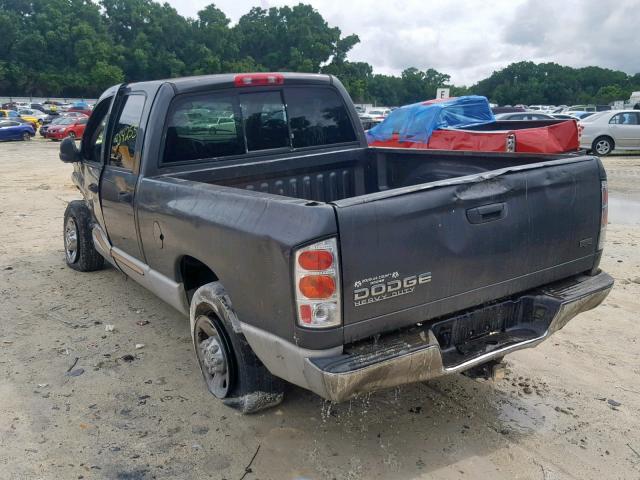 3D3KA28623G805094 - 2003 DODGE RAM 2500 S გრაფიტი ფოტო 3