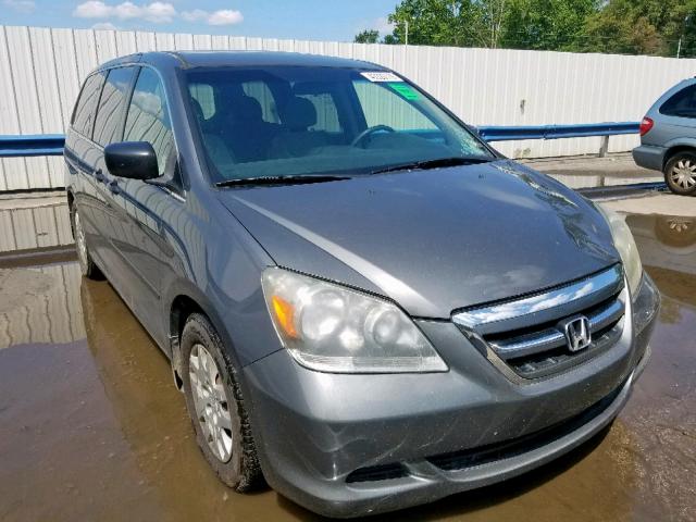 5FNRL38297B101118 - 2007 HONDA ODYSSEY LX GRAY photo 1