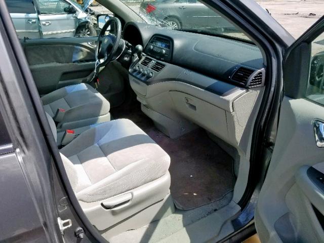 5FNRL38297B101118 - 2007 HONDA ODYSSEY LX GRAY photo 5