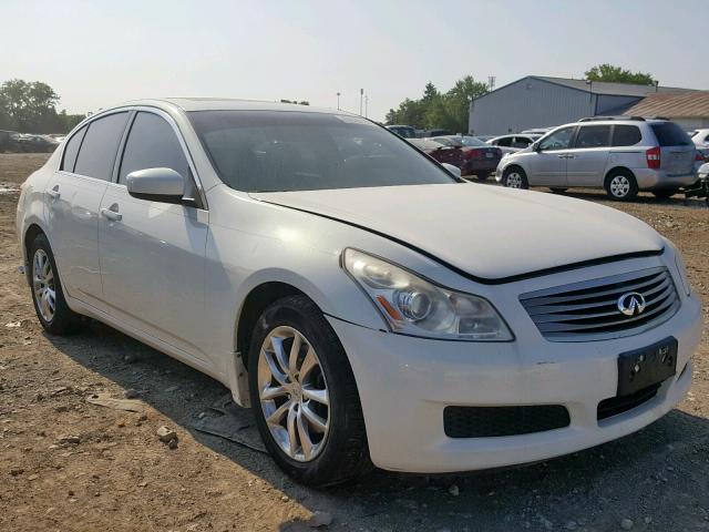 JNKCV61F39M051470 - 2009 INFINITI G37 WHITE photo 1