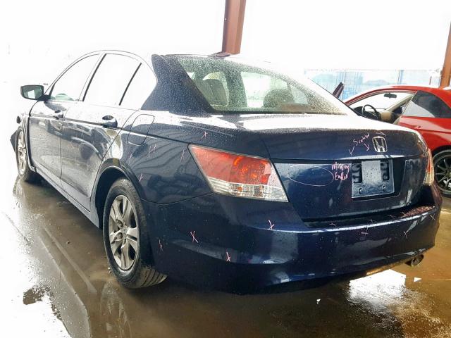 JHMCP26488C063547 - 2008 HONDA ACCORD LXP BLUE photo 3