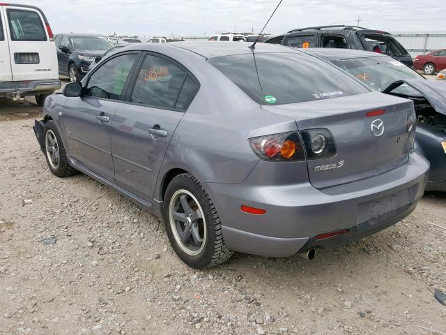 JM1BK323X41177232 - 2004 MAZDA 3 S GRAY photo 3