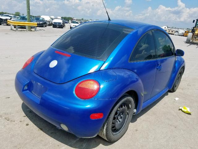 3VWBK21C53M403798 - 2003 VOLKSWAGEN NEW BEETLE ლურჯი ფოტო 4