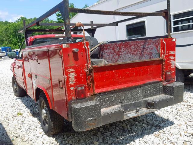 3B6KC26ZXXM563764 - 1999 DODGE RAM 2500 RED photo 3