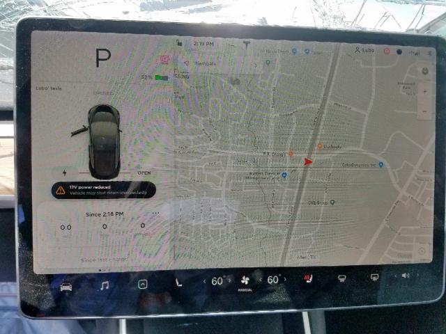 5YJ3E1EA8KF398973 - 2019 TESLA MODEL 3 BLACK photo 8