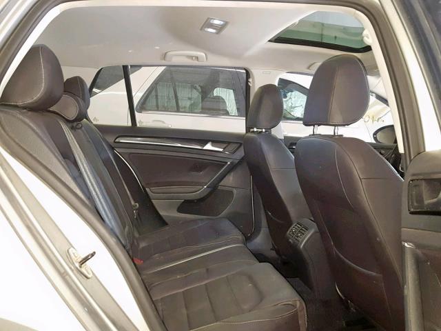 3VWRA7AU5FM030337 - 2015 VOLKSWAGEN GOLF TDI SILVER photo 6