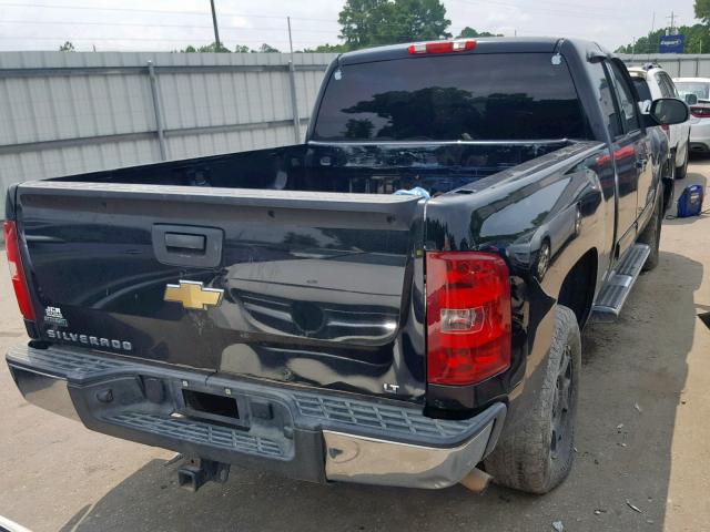 1GCSKSE33AZ227973 - 2010 CHEVROLET SILVERADO BLACK photo 4