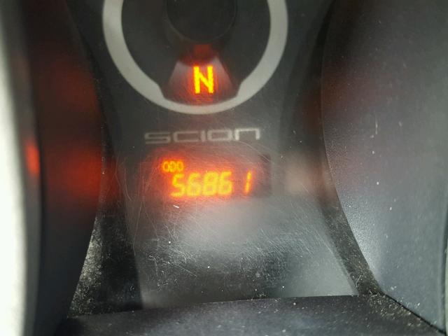 JTKJF5C70D3060334 - 2013 TOYOTA SCION TC შავი ფოტო 8