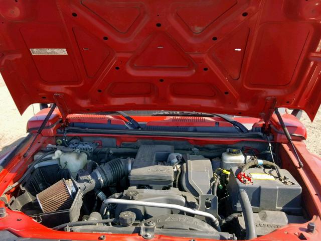 5GTDN136468160913 - 2006 HUMMER H3 RED photo 7