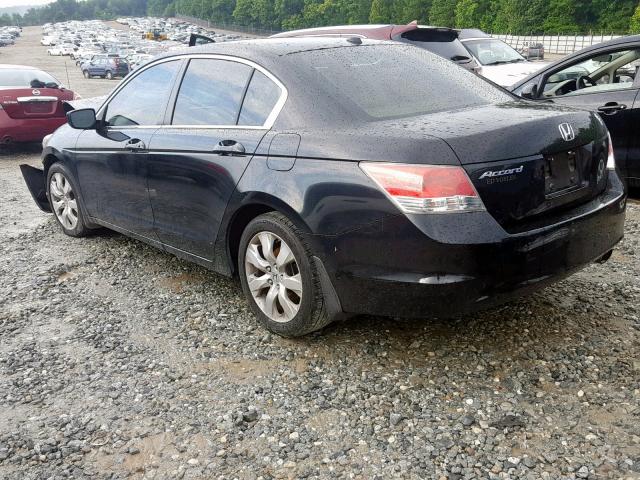 1HGCP2F80AA136689 - 2010 HONDA ACCORD EXL BLACK photo 3