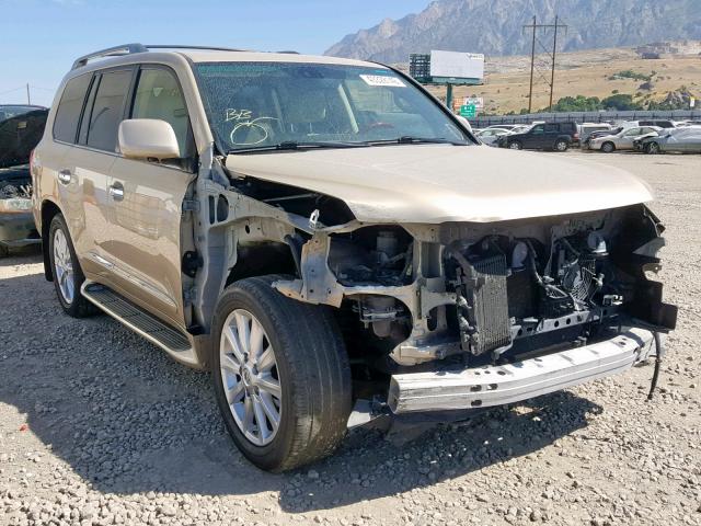 JTJHY7AX9B4071044 - 2011 LEXUS LX 570 GOLD photo 1