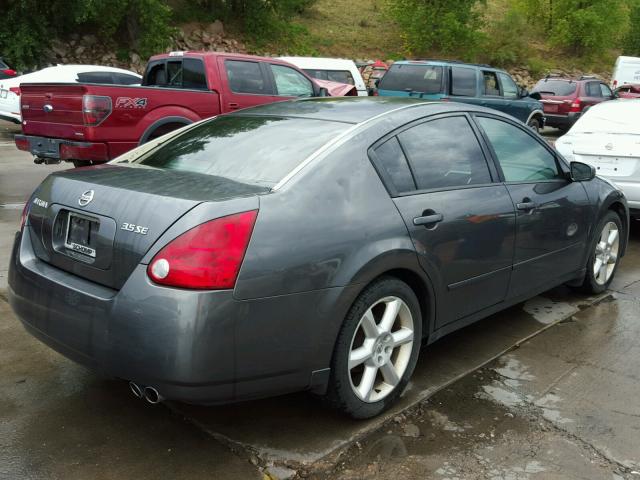 1N4BA41E26C851267 - 2006 NISSAN MAXIMA SE GRAY photo 4