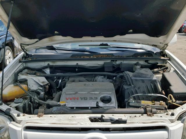 JTEEP21A240039811 - 2004 TOYOTA HIGHLANDER WHITE photo 7