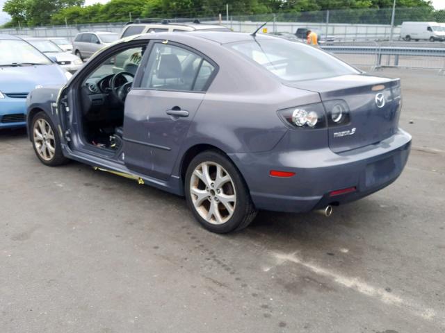 JM1BK324181789852 - 2008 MAZDA 3 S GRAY photo 3