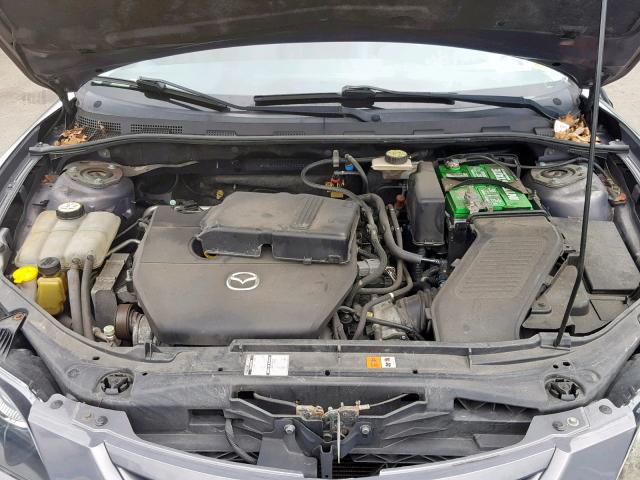 JM1BK324181789852 - 2008 MAZDA 3 S GRAY photo 7