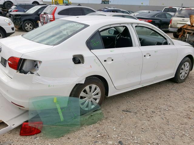 3VW2K7AJXEM227457 - 2014 VOLKSWAGEN JETTA BASE WHITE photo 9