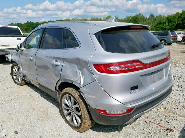 5LMCJ2C90JUL29252 - 2018 LINCOLN MKC SELECT SILVER photo 3