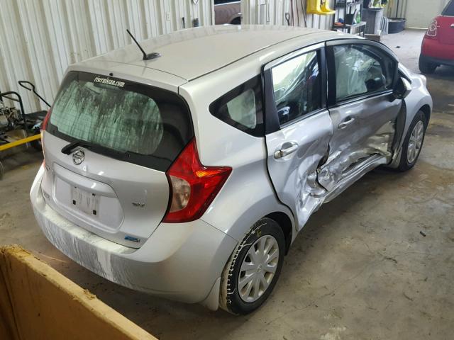 3N1CE2CP0GL372943 - 2016 NISSAN VERSA NOTE SILVER photo 4