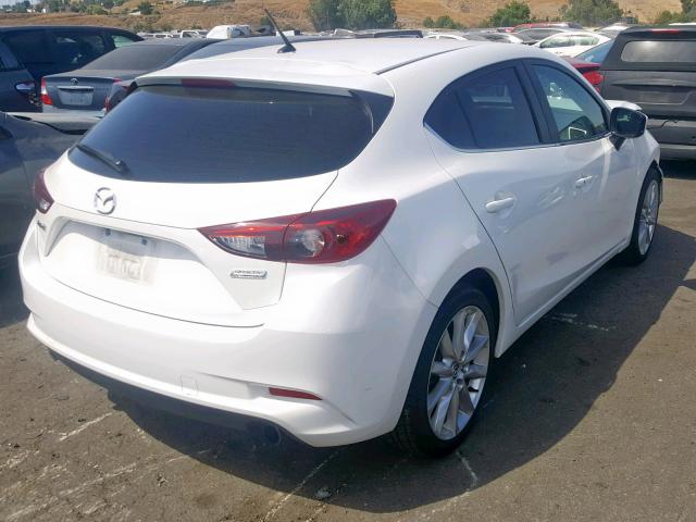 3MZBN1L33HM147215 - 2017 MAZDA 3 TOURING WHITE photo 4